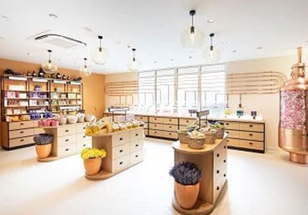 l'occitane perfume and fragrance museum store in manosque